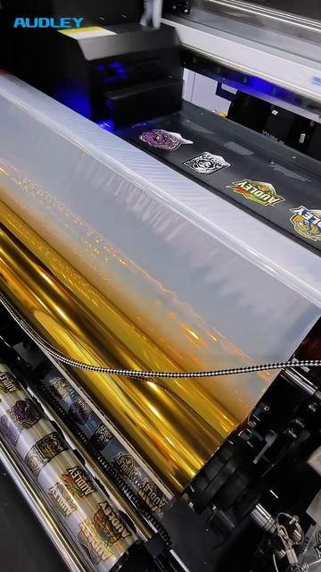 UV DTF-принтер Audley 60 см с золотой фольгой — 4 головки Epson i3200