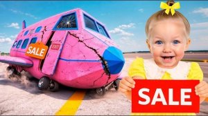 ✈️ ЕВА Продаёт Сломанный Самолёт! 🛠️ РЕМОНТ и Полет вокруг Света! 🗺️ Полиция и Воришка! 🚓