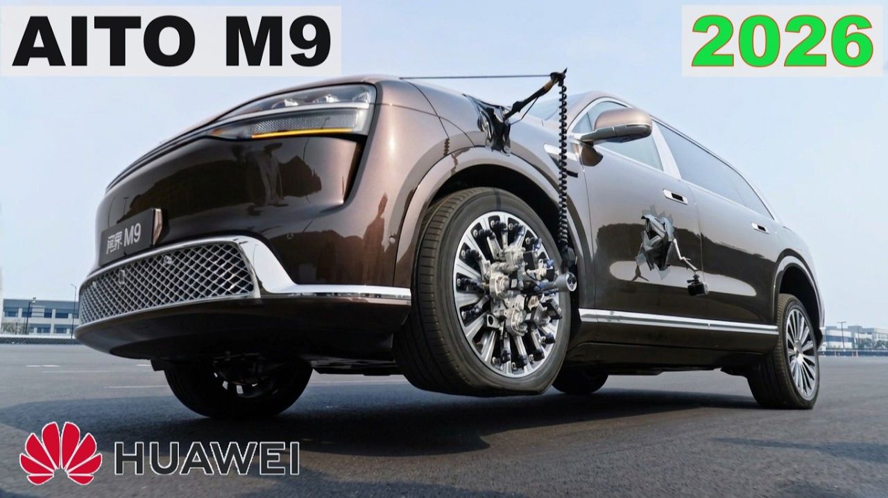 AITO M9 едет на 3 колёсах?! На что способна умная подвеска? смотреть онлайн