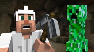 ВЕСЁЛЫЕ РАСКОПКИ! - Minecraft PE #4