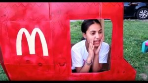Хайди и Зидан играли в кафе McDonald's Food Truck Детская пародийная драма