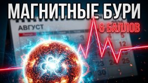 МАГНИТНЫЕ БУРИ в августе 2026 3 часа, которые спасут вашу жизнь 🚑