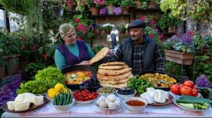 Деревенское Утро ☀️: Вкусный Деревенский Завтрак 🍳