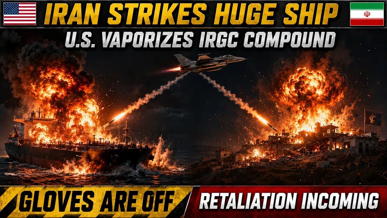 Iran STRIKES Huge Ship – U.S. VAPORIZES IRGC Compound смотреть онлайн