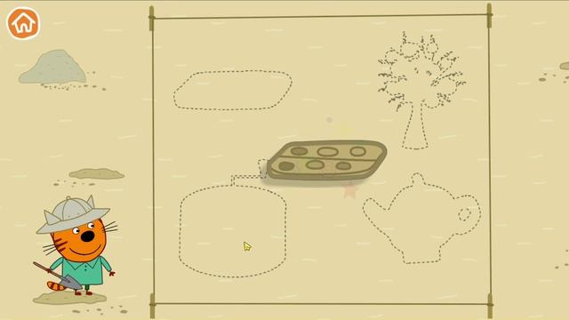 три кота -игра-мультик смотреть онлайн