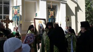 ДЕНЬ ПРЕПОДОБНОГО СЕРГИЯ РАДОНЕЖСКОГО. С.Козиха. Михаило-Архангельский монастырь. Крестный ход.