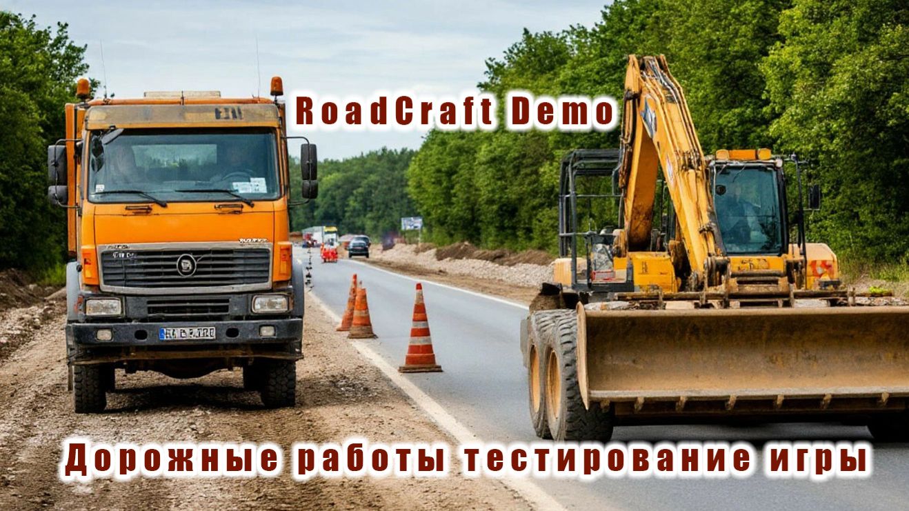 Дорожные работы тестирование игры RoadCraft Demo смотреть онлайн