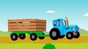 Синий трактор, игры для детей .