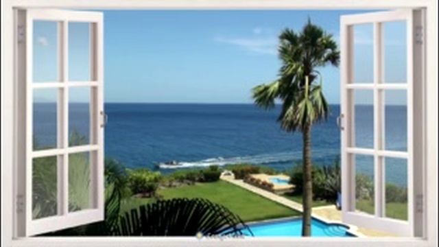 1080p Window Views with Relaxing Ocean Sounds смотреть онлайн