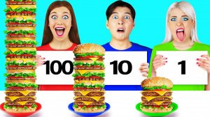 100 СЛОЕВ ЕДЫ ЧЕЛЛЕНДЖ  #2!