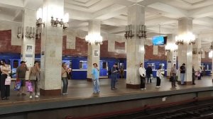 Электропоезд 81-717/714 «Номерной» станция Московская (Нижегородский метрополитен) 8.07.2026