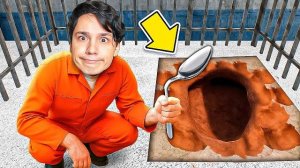 СБЕЖАЛ ИЗ ТЮРЬМЫ ИСПОЛЬЗУЯ ЛОЖКУ😱