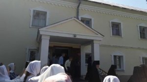 Михаило-Архангельский монастырь в с.Козиха. Крестный ход в День памяти преп. Сергия Радонежского.