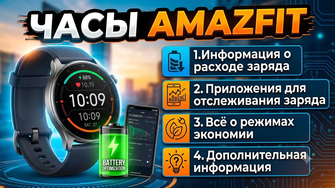 Всё о заряде часов Amazfit! смотреть онлайн