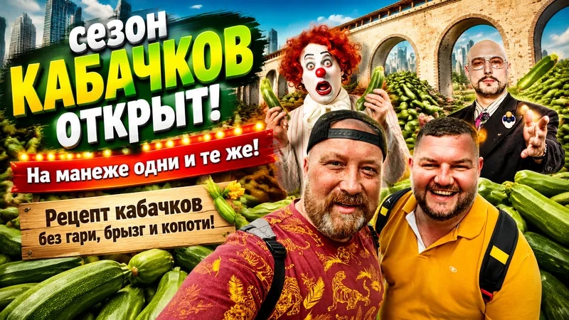 КАК ПРИГОТОВИТЬ БЕЗ БРЫЗГ И ГАРИ КАБАЧКИ. СТРОЙКА ВЕКА. смотреть онлайн