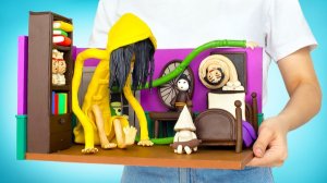 Комната из игры «Маленькие кошмары» в миниатюре! 📺