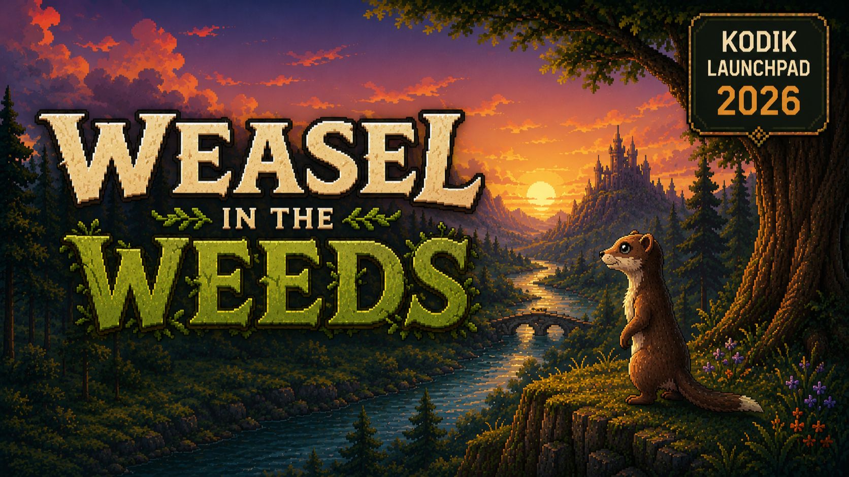 Weasel in the Weeds 2D Action RPG Project Presentation смотреть онлайн