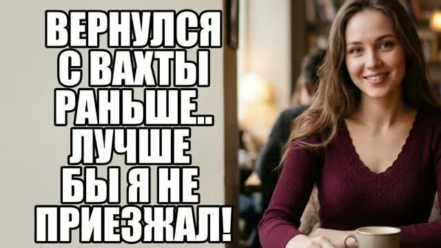 Вернулся с вахты раньше… А там БОСС! Жена изменила|Измена жены|Поймал жену|история измен Вернулся с вахты раньше… А там БОСС! Жена изменила|Измена жены|Поймал жену|история измен