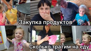 Влог.Закупка продуктов.Сколько тратим на еду.Жарим шашлык.