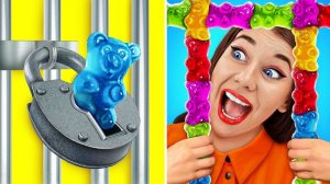 Как пронести сладости в тюрьму #2 # Смешные трюки с едой от Multi DO Challenge