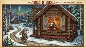 Лиса и заяц | Русская народная сказка для детей