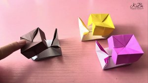 Прыгающая Улитка оригами из бумаги своими руками