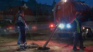 Якутия - в одну ночь Якутский Водоканал провел масштабный комплекс работ.