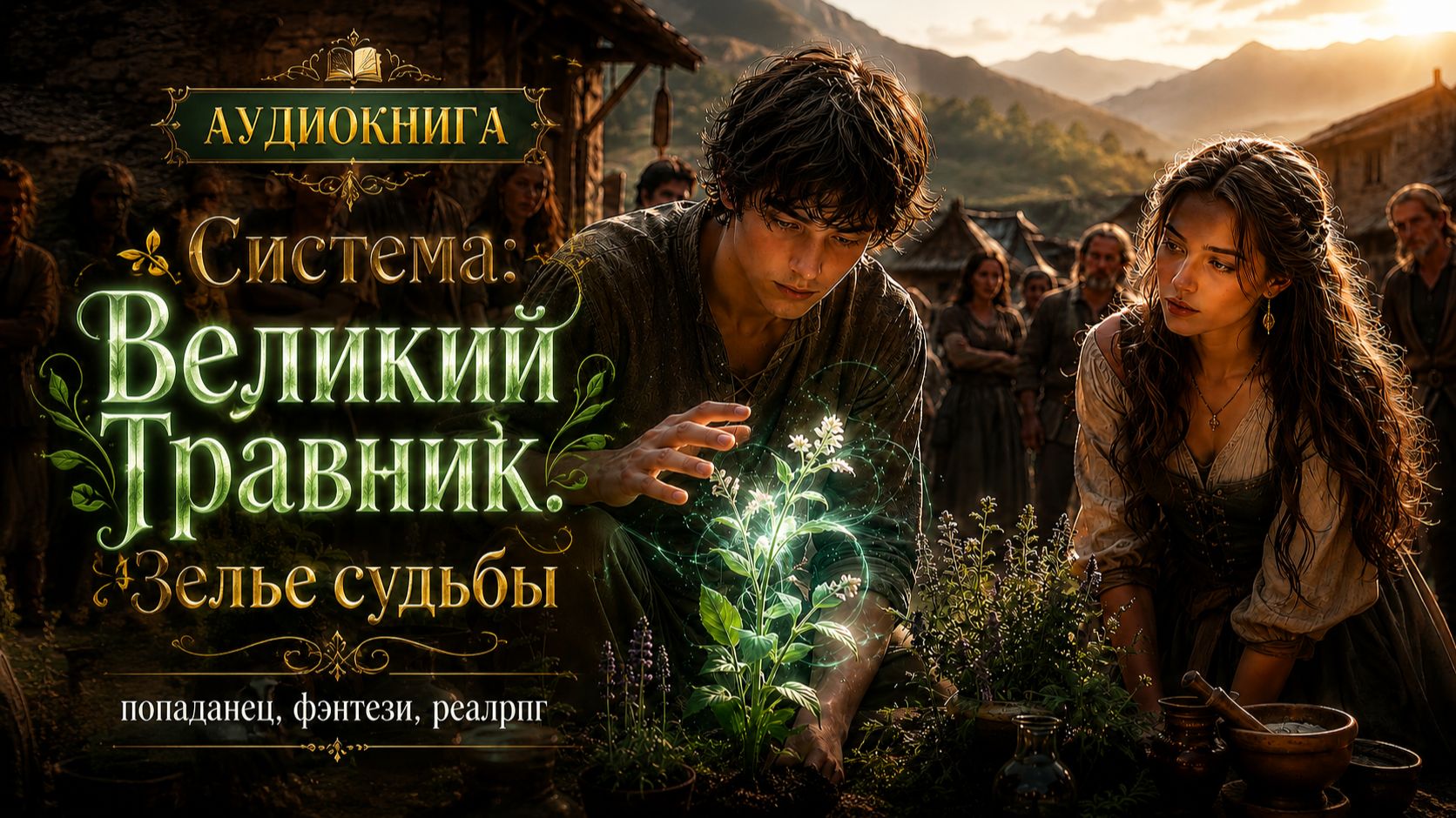 АУДИОКНИГА СИСТЕМА: ВЕЛИКИЙ ТРАВНИК. ЗЕЛЬЕ СУДЬБЫ, ПОПАДАНЕЦ, ФЭНТЕЗИ, РЕАЛРПГ
