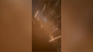 На видео зафиксирован удар иранских ракет по авиабазе в Иордании