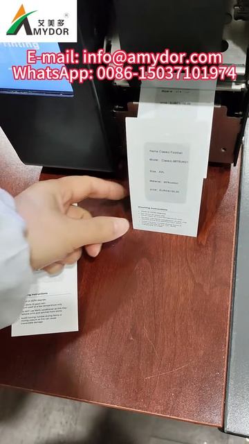 Цифровой принтер Amydor для одиночных навесных бирок одежды смотреть онлайн