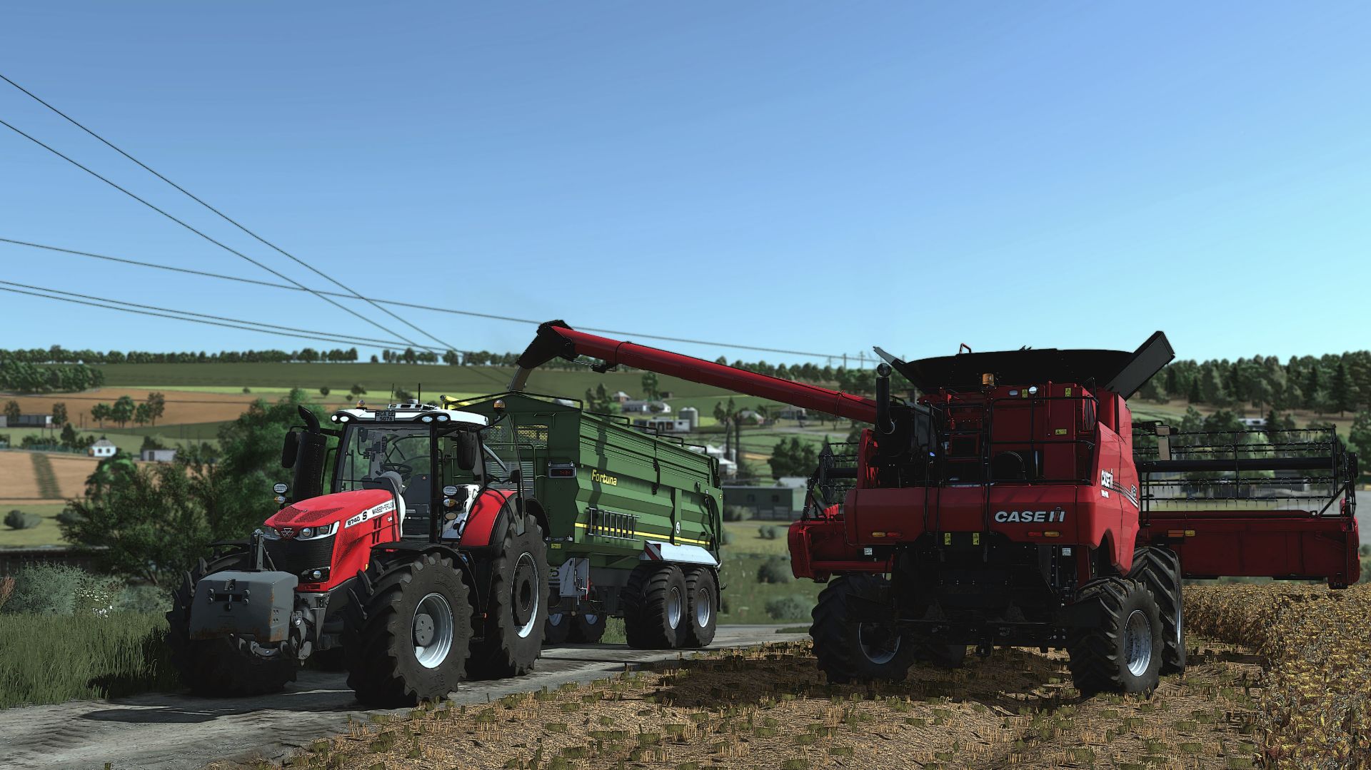 FS25 Карта Подильський край #01. Уборка гречки Case 7160, Massey Ferguson 8740 смотреть онлайн
