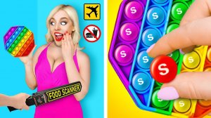 Как пронести еду в самолёт # Смешные трюки с едой от Multi Do