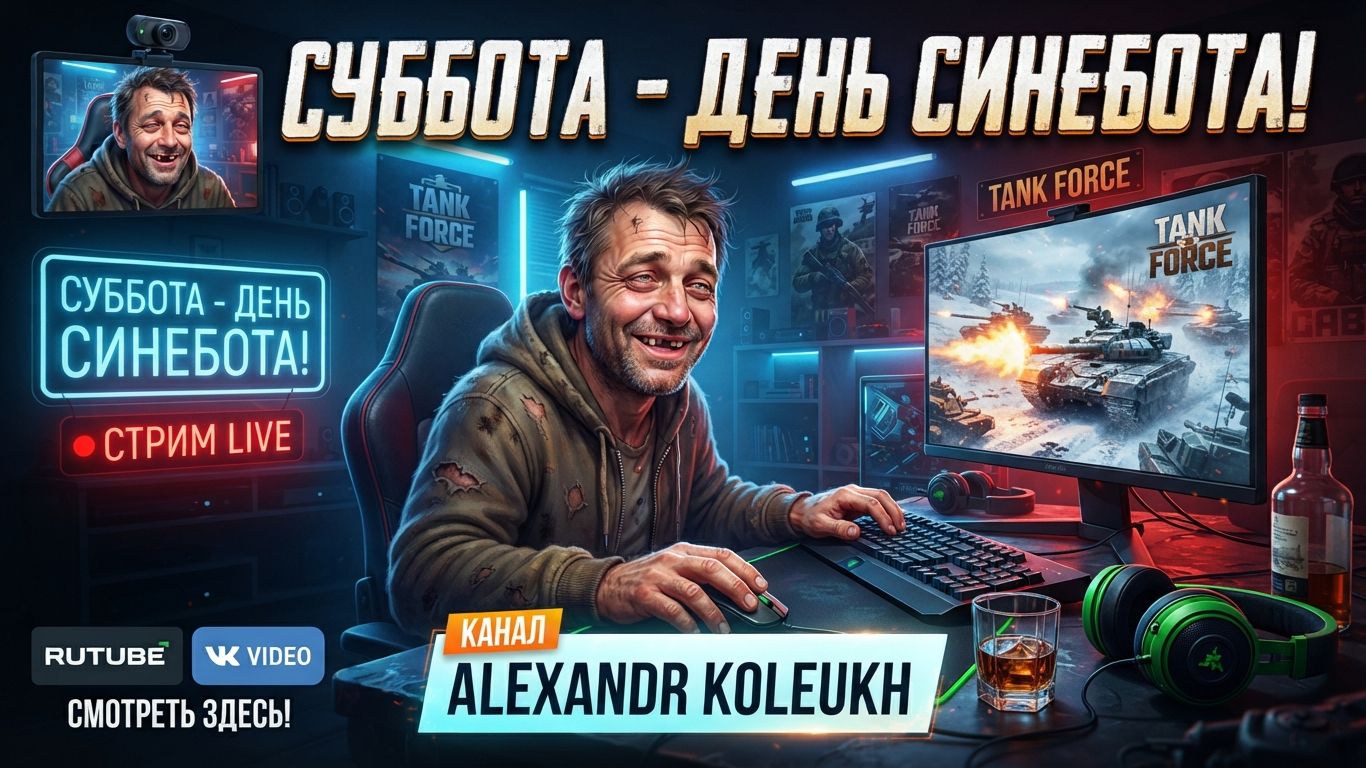 TANK FORCE / СУББОТА - ДЕНЬ СИНЕБОТА! ВСЕМ ОТЛИЧНОГО НАСТРОЕНИЯ!