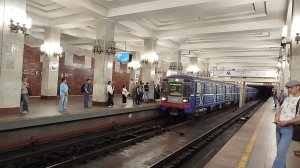Электропоезд 81-717.5/714.5 «Номерной» станция Московская (Нижегородский метрополитен) 8.07.2026