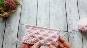 Очаровательный объемный узор..