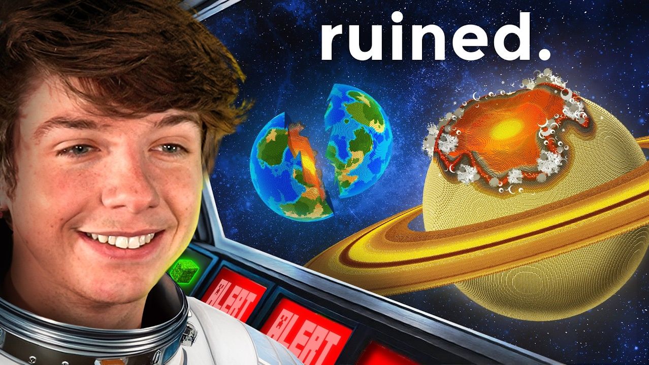 Я создал всю Солнечную Систему в Minecraft, а потом ее разрушил. Karl