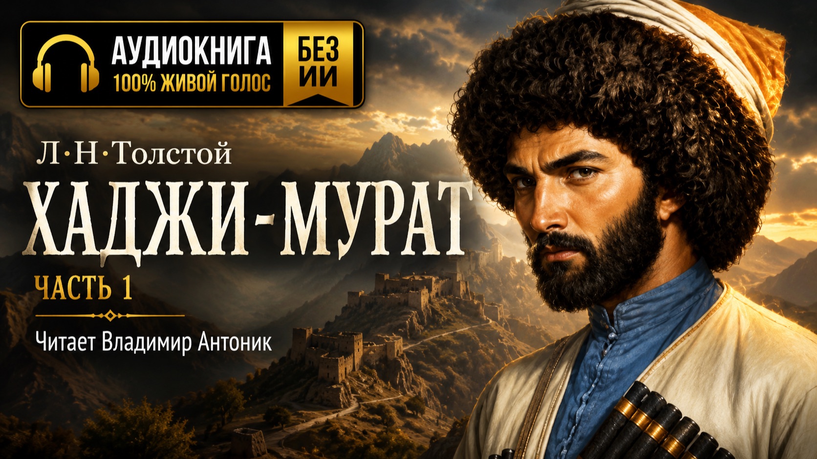 «Хаджи-Мурат». Л.Н.Толстой. Читает Владимир Антоник. Аудиокнига. Часть 1