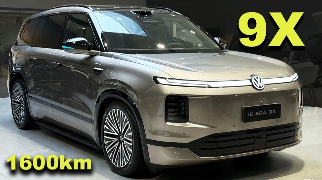 Volkswagen ID.ERA 9X 2026 года — 6-местный кроссовер с запасом хода 1600 км | Полный обзор смотреть онлайн