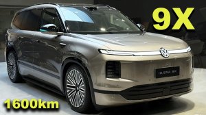 Volkswagen ID.ERA 9X 2026 года — 6-местный кроссовер с запасом хода 1600 км | Полный обзор
