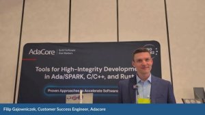 Мы на переднем крае этого нового парадигмы развития - Филип из Adacore