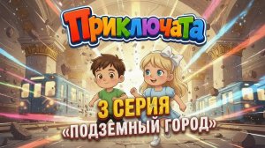 Подземный дворец! 🚇 Приключата — Серия 3 | Детский мультик про метро Москвы