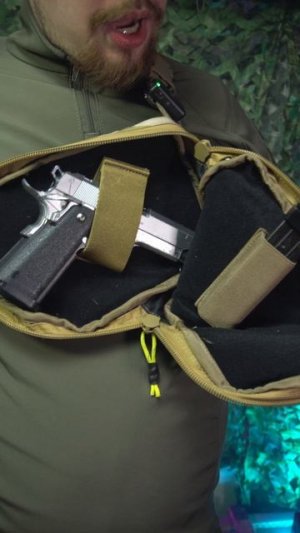 EDC сумка для скрытого ношения пистолета #edc #снаряжение #оружие #shorts #страйкбол