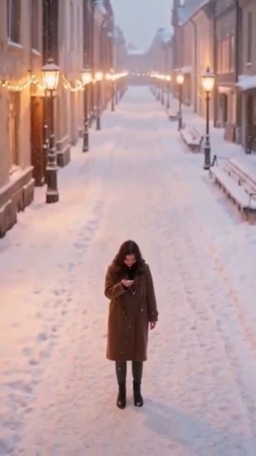 СНЕГ ИДЕТ 🌨️ Атмосферный ИИ-клип | Студия МУЗМОНСТР