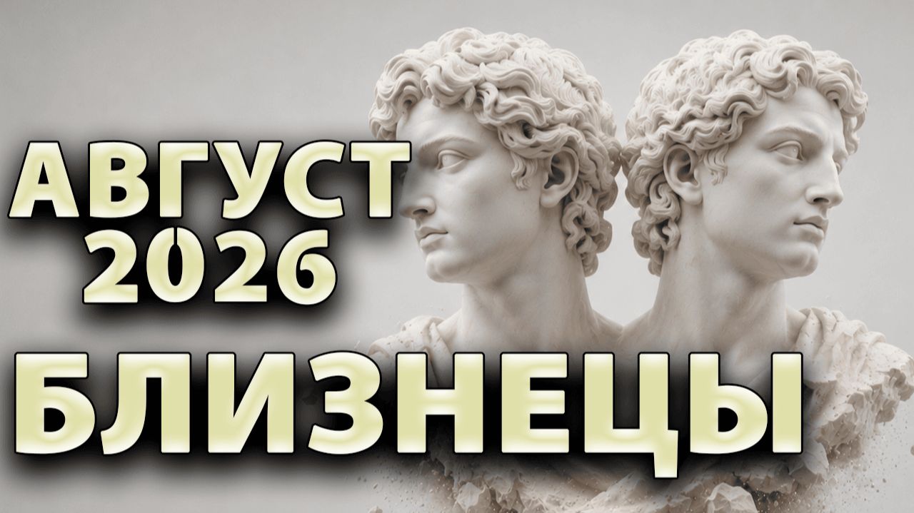 БЛИЗНЕЦЫ - ГОРОСКОП на АВГУСТ 2026