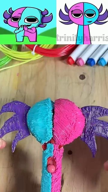 как сделать поделку из 3D ручки, спрунки sprunki смотреть онлайн