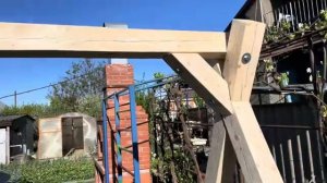 Садовые качели своими руками за пару дней