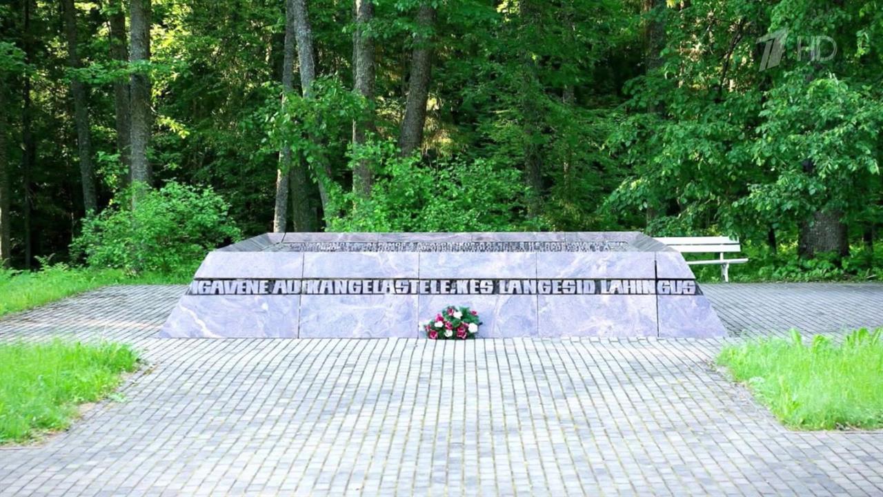 В Эстонии снесли памятник на братской могиле советских солдат и офицеров. смотреть онлайн