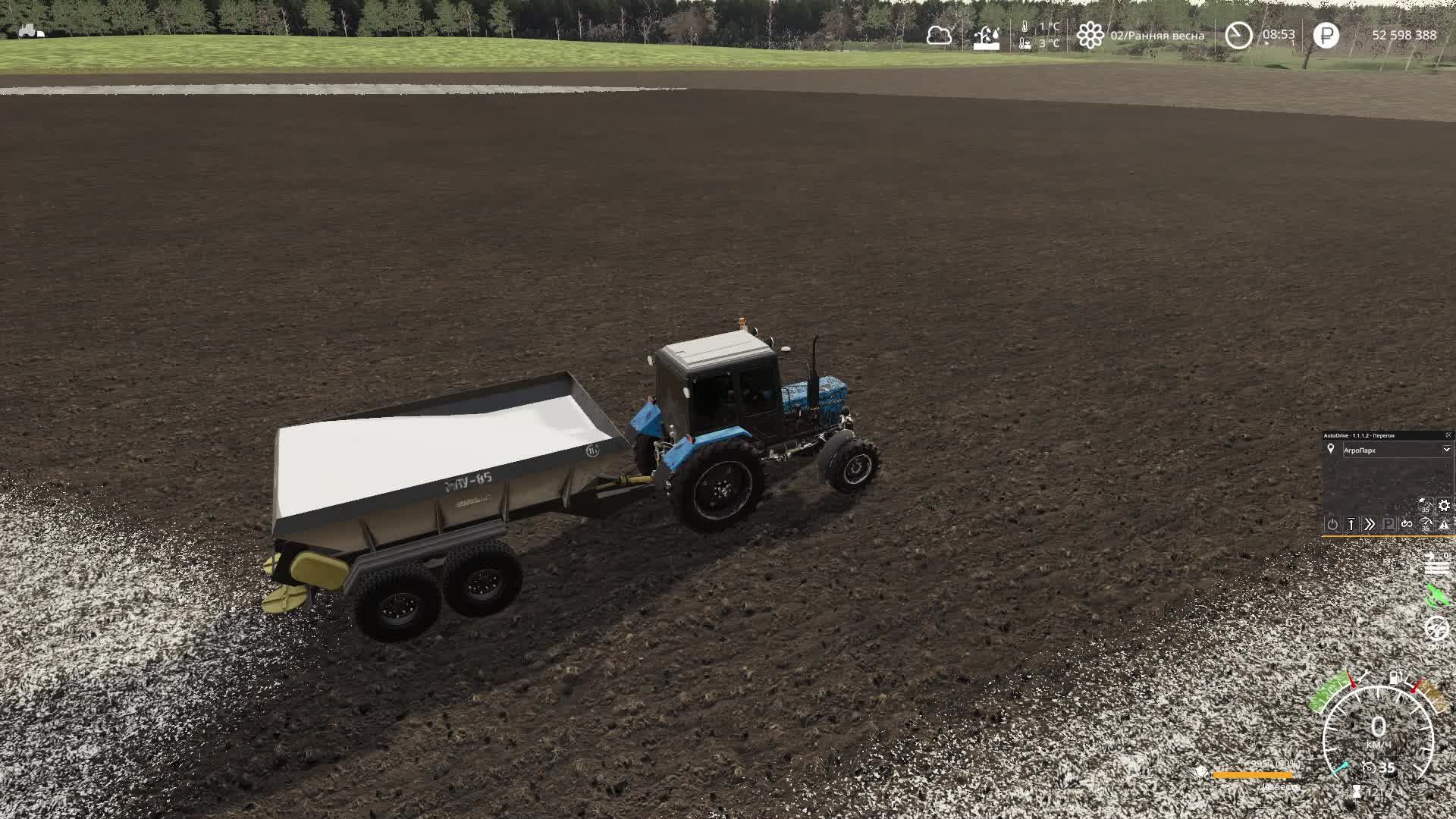 №3 FS19 Карта Рассвет смотреть онлайн