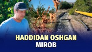 🍿 “Mirob suv bermagani uchun bog‘imiz quriyapti” | Farg‘ona