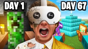Я провел 100 часов в Виртуальной Реальности. Karl Minecraft